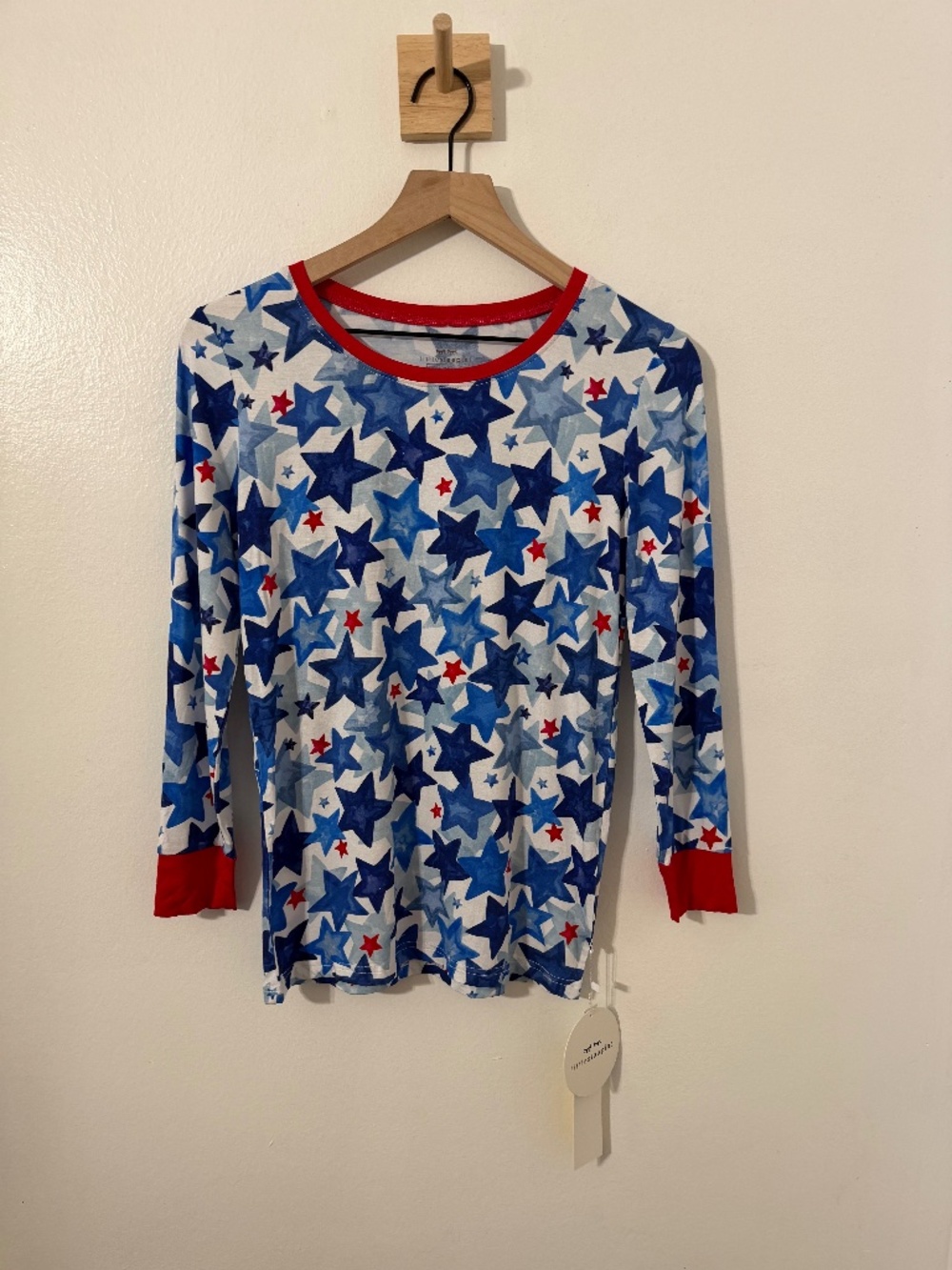 Little Sleepies Starry Splash Pajama Top Girls Sz 16 NWT Bamboo